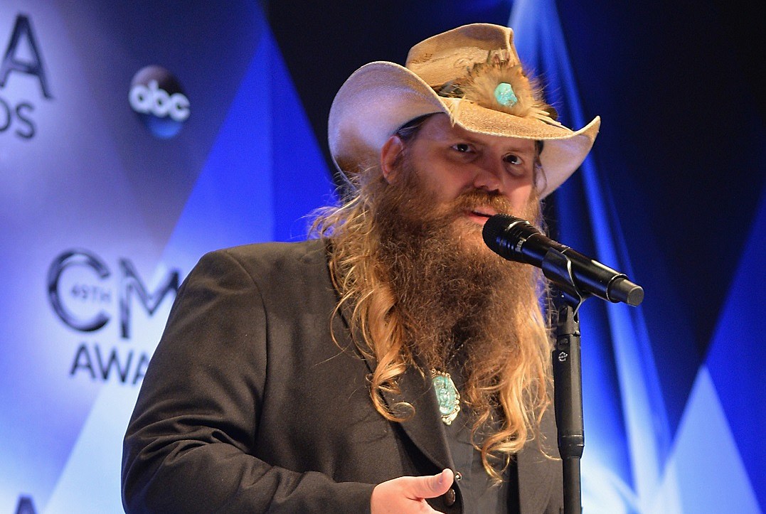 Chris Stapleton Wins CMA Award For Male Vocalist Of The Year