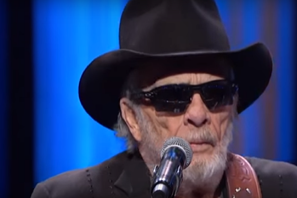 Watch Merle Haggard Sing ‘I Think I’ll Just Stay Here and Drink’ During His Final Grand Ole Opry Performance