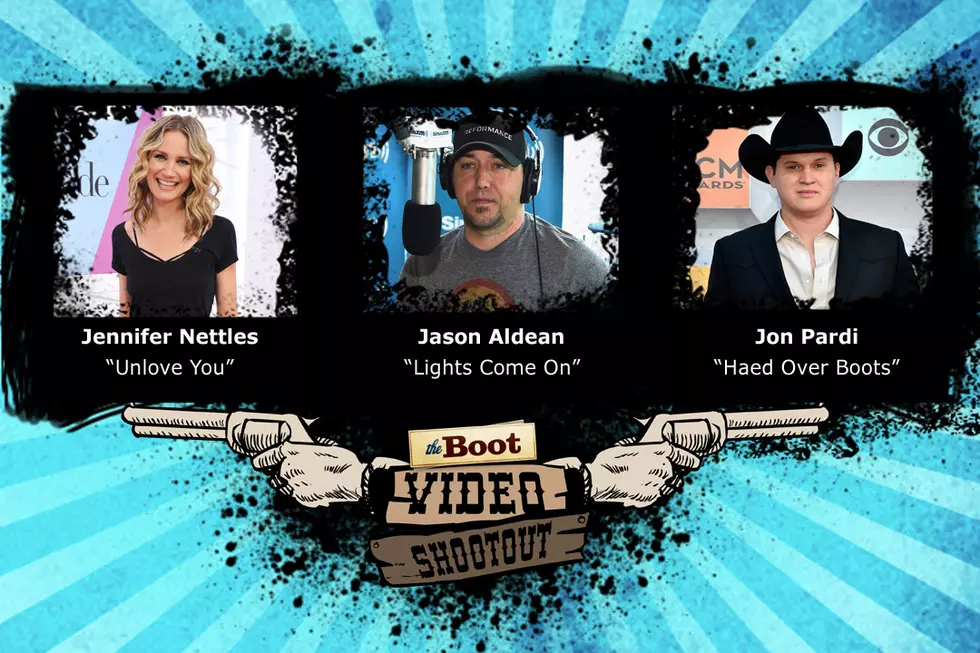 Video Shootout: Jennifer Nettles vs. Jason Aldean vs. Jon Pardi