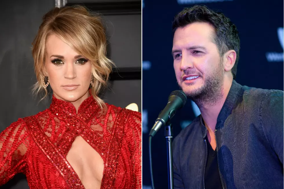 Watch Carrie Underwood Surprise Luke Bryan’s Nashville Crowd