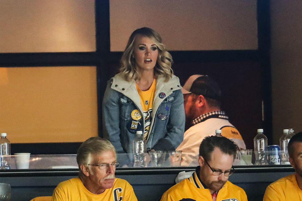 Yup, Carrie Underwood Gets Hockey Game-Day Nerves, Too! [WATCH]