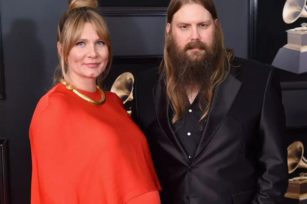 Chris and Morgane Stapleton Walk the 2018 Grammys Red Carpet in New York City [PICTURES]