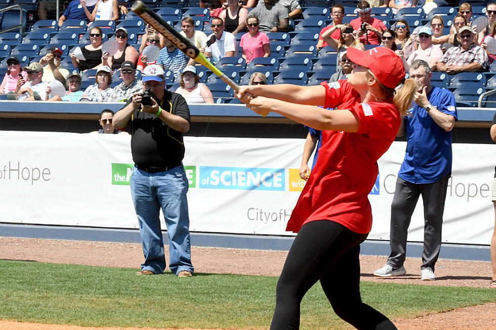 Lauren Alaina Plays City of Hope Softball Game