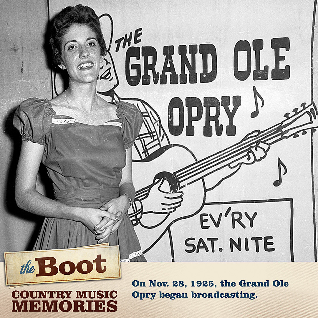 Country Music Memories: The Grand Ole Opry Begins Broadcasting