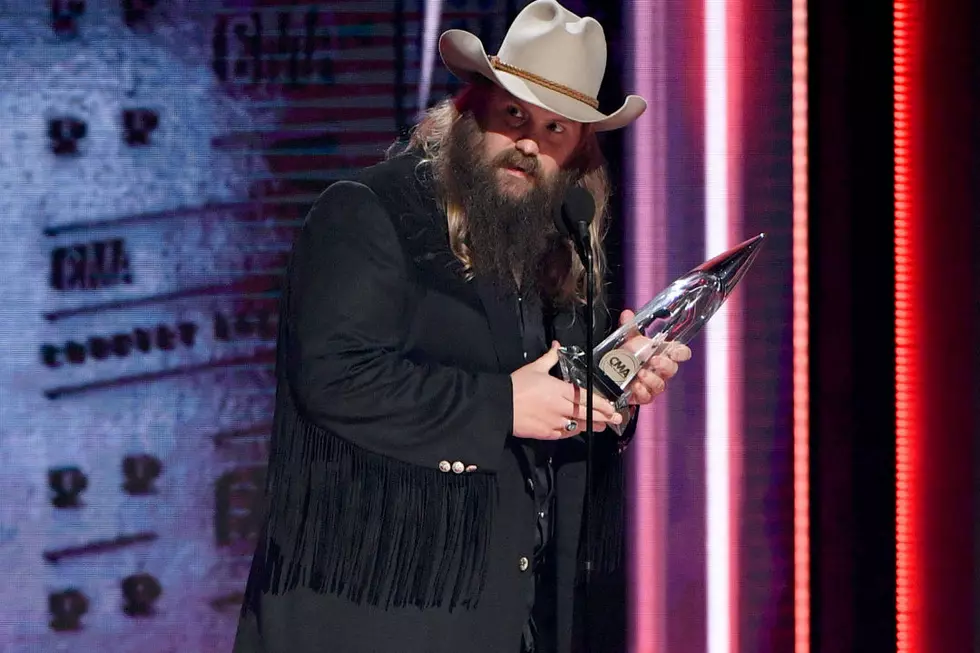 Chris Stapleton Named 2018 CMA Awards Male Vocalist of the Year