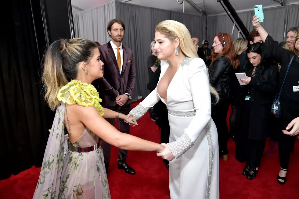 Maren Morris Hangs With Meghan Trainor on 2019 Grammy Awards Red Carpet [PICTURES]
