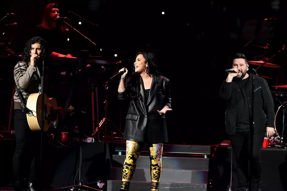 Demi Lovato Joins Dan + Shay for ‘Speechless’ at Pre-Super Bowl Concert [WATCH]