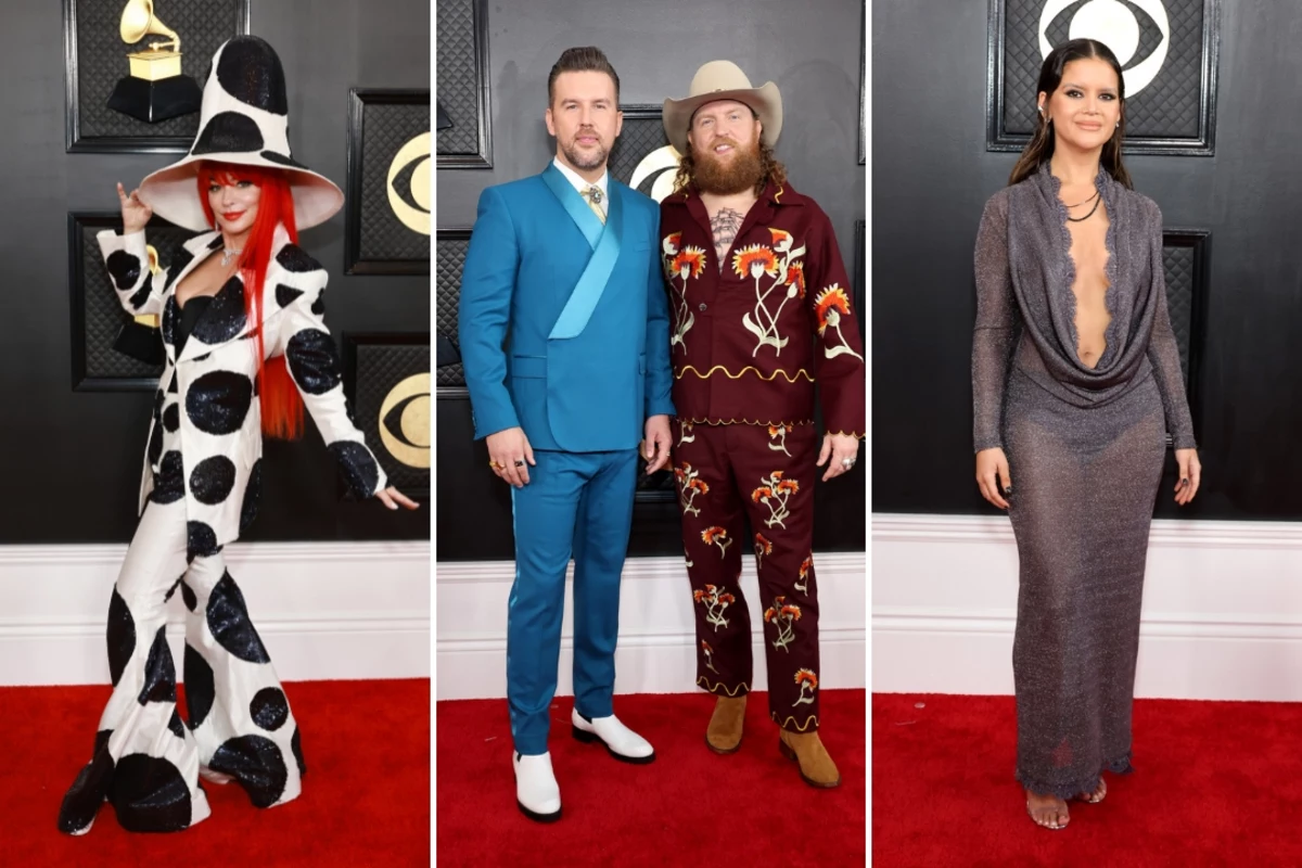 Country Music Stars Dazzle at the 2023 Grammy Awards Red Carpet [PHOTOS
