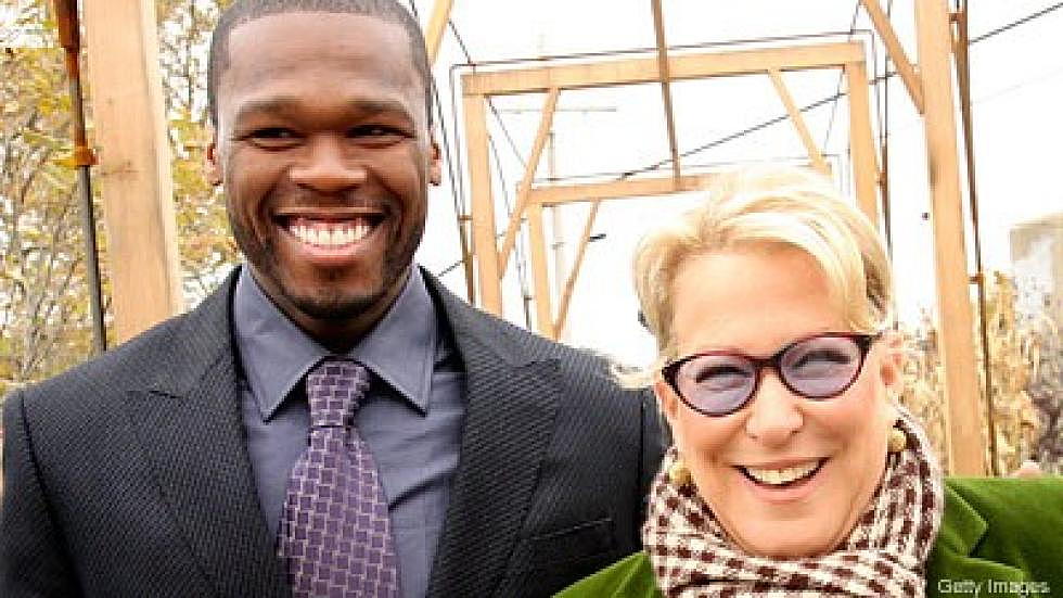 50 Cent, Bette Midler Join Forces for Garden Project