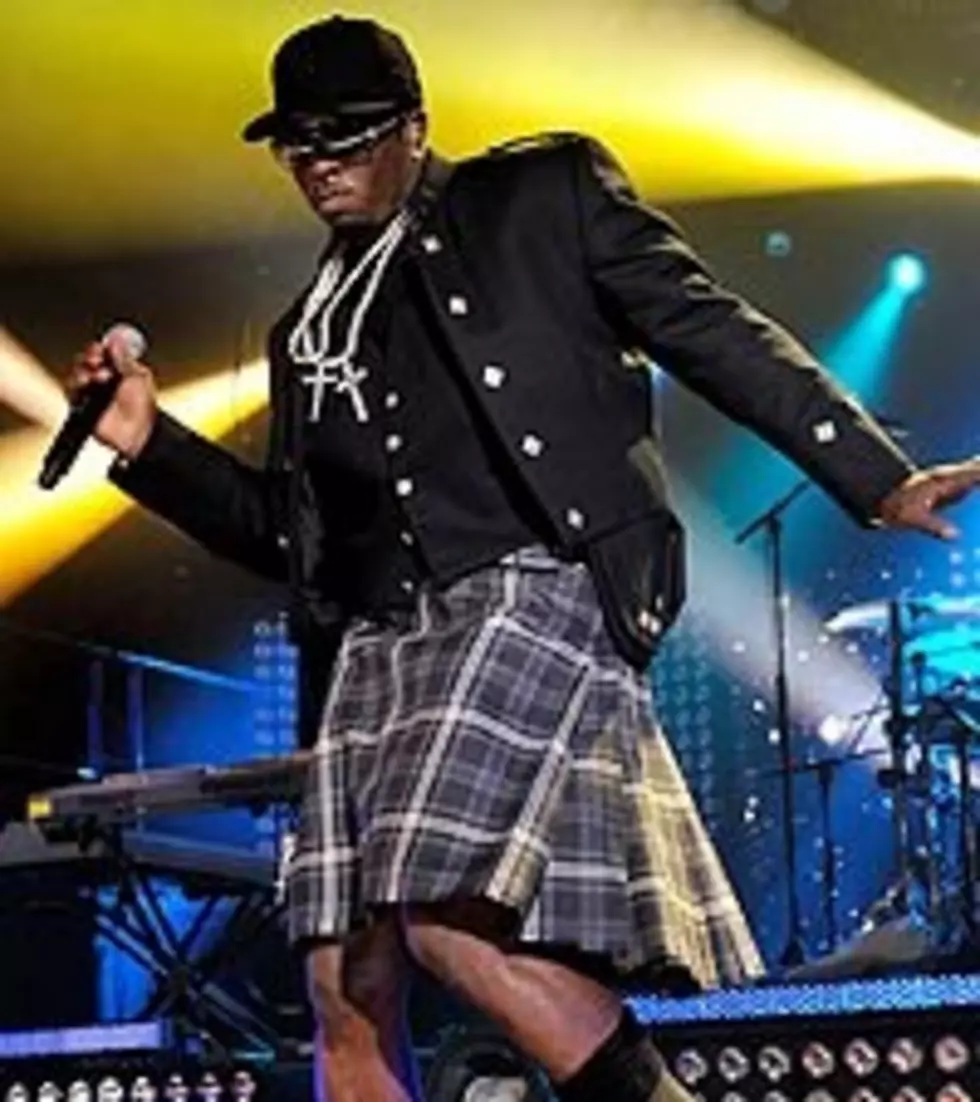 Diddy Dons a Kilt During Glasgow Show