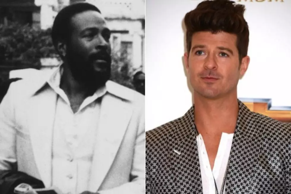 Robin Thicke Sued by Marvin Gaye’s Oldest Son Over ‘Blurred Lines’