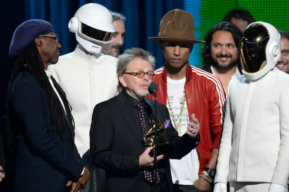 Pharrell Williams Wins Producer of the Year at Grammys 2014