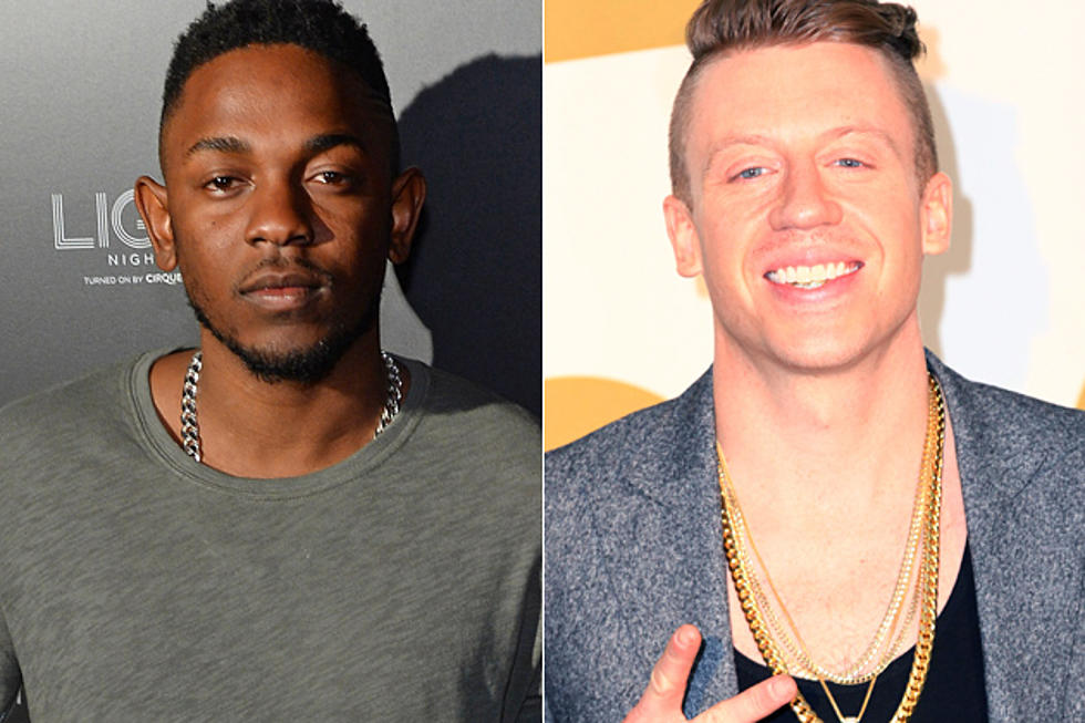 Kendrick Lamar Shows Love for Macklemore on 2014 Grammy Awards Red Carpet