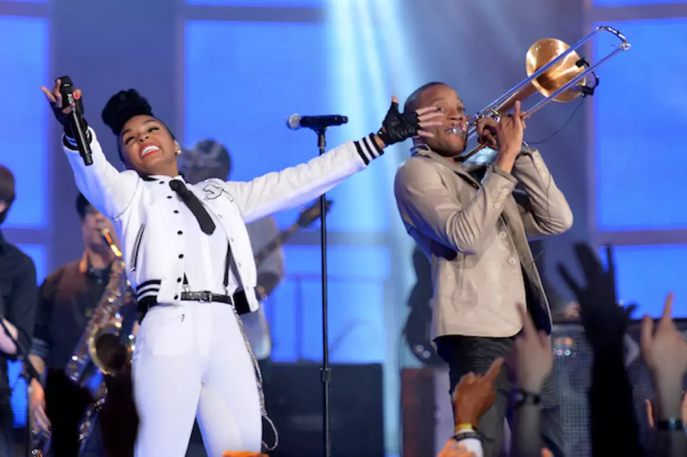 Janelle Monae + More Perform Funky Jam Session at 2014 NBA All-Star Game