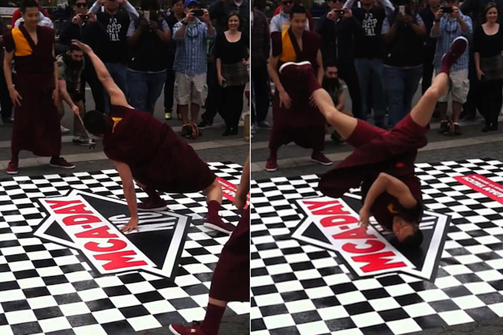 Tibetan Monks Breakdance in Honor of MCA Day [VIDEO]