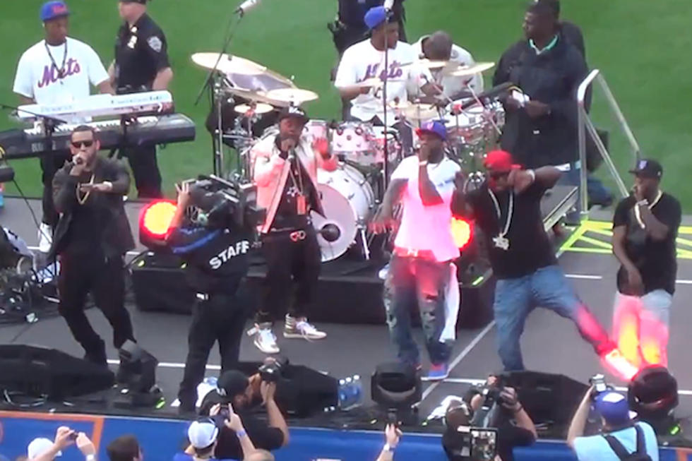 50 Cent, G-Unit Perform at Citi Field, Fight Breaks Out