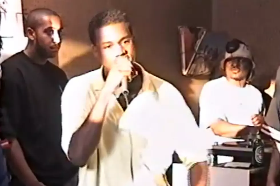 Watch Extended Footage of Kanye West’s 1996 Fat Beats Freestyle
