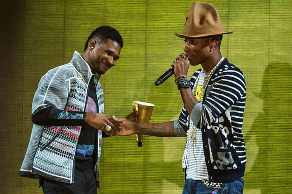 Pharrell Gives Inside Look at Studio Session With Usher [VIDEO]