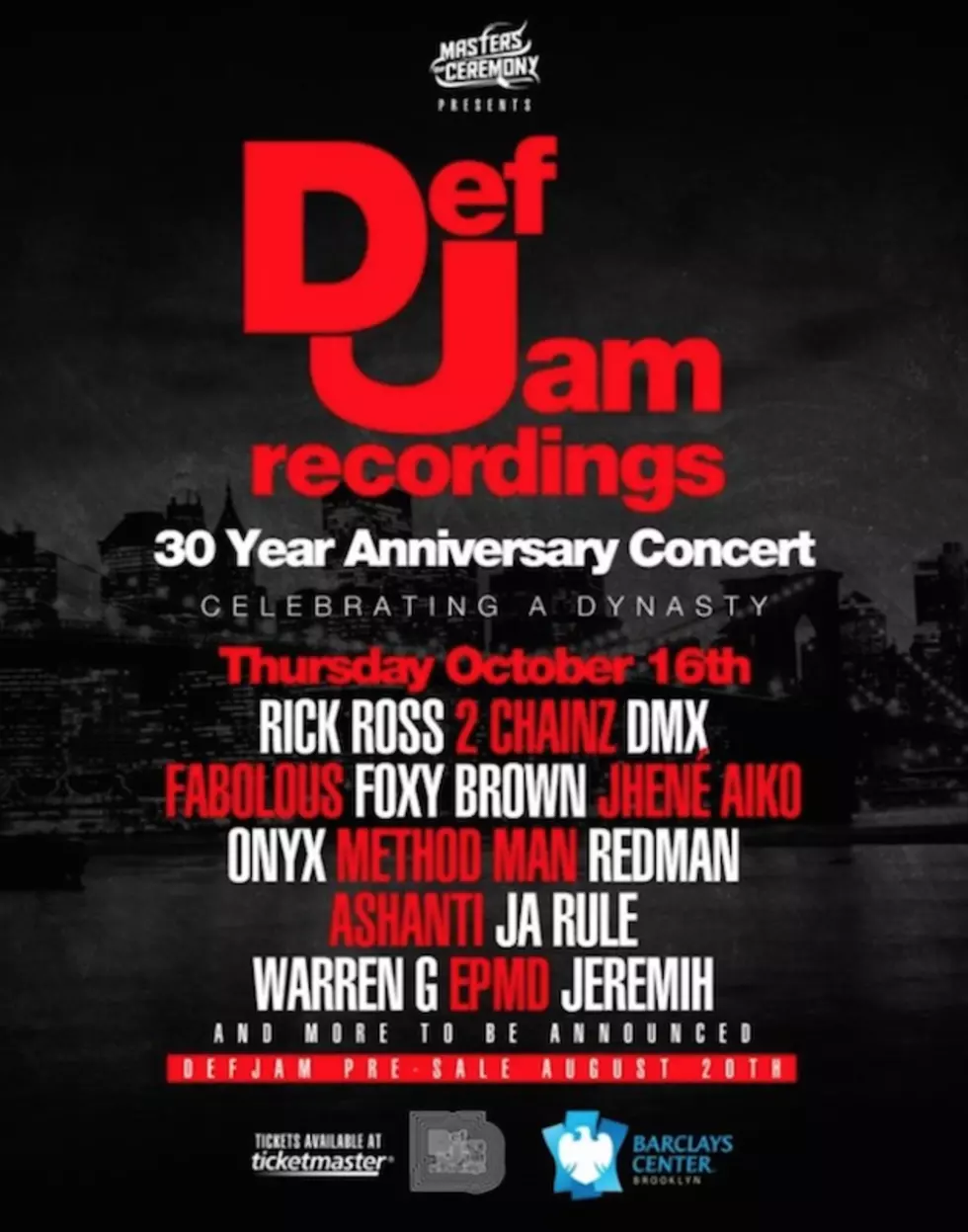 Def Jam 30th Anniversary Concert to Feature Rick Ross, Jhene Aiko, 2 Chainz, Ashanti + More