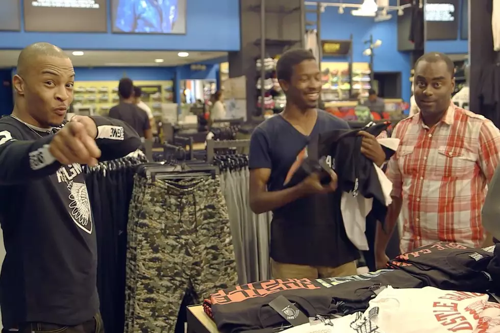 T.I. Hustles Footaction Customers in Hilarious Video