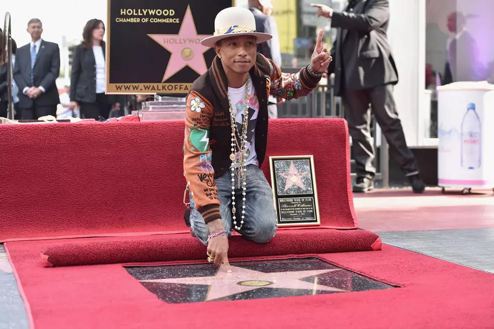 Pharrell Williams Receives Star on the Hollywood Walk of Fame, Gives Inspiring Speech [VIDEO]