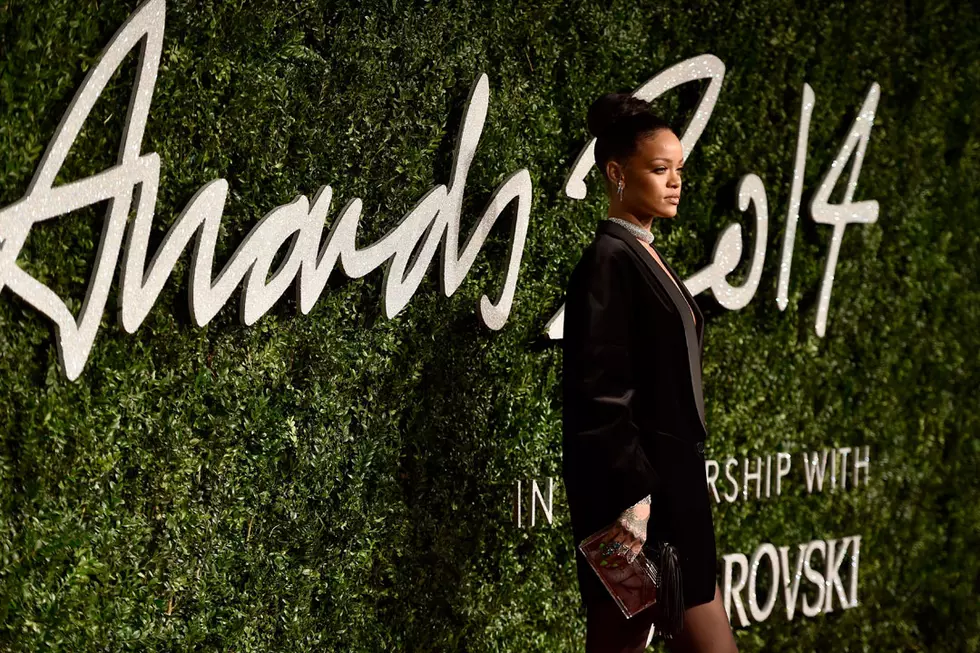 Rihanna Hits the Red Carpet Without Pants at 2014 British Fashion Awards [PHOTOS]