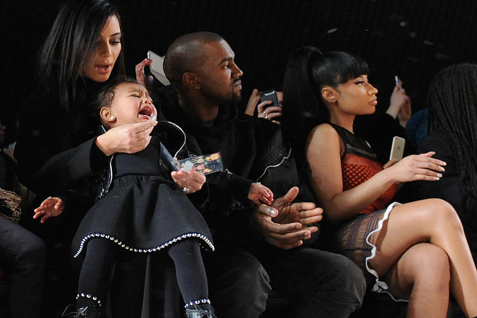 Kanye West & Kim Kardashian Cause No Children Rule at New York Fashion Week