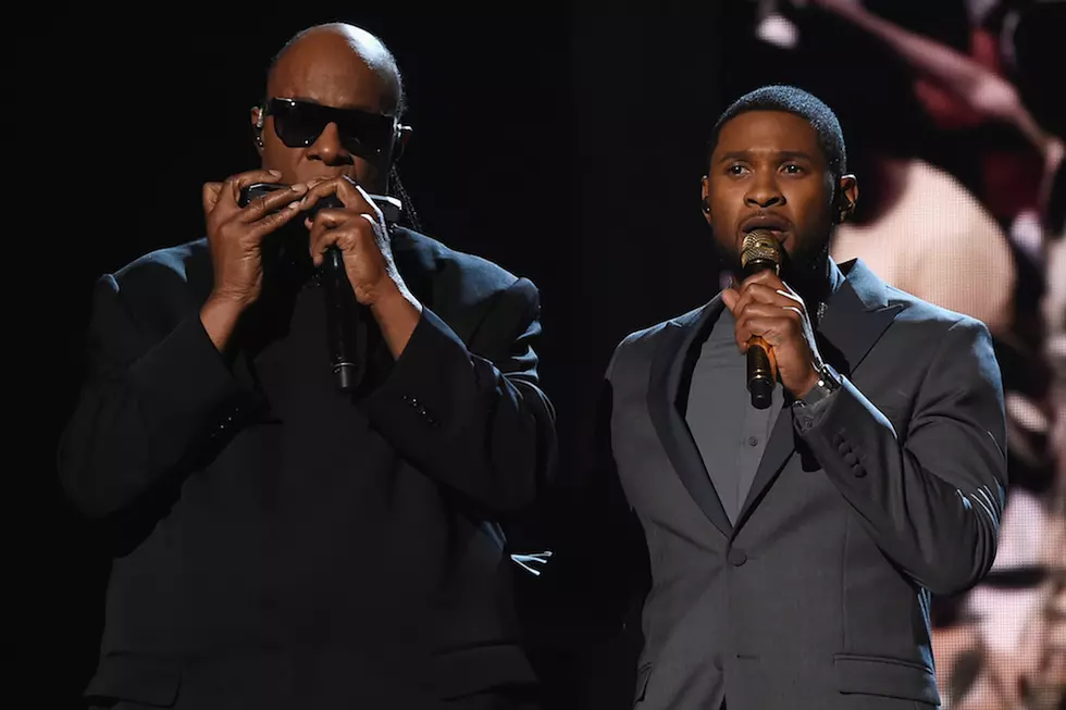 Usher Honors Stevie Wonder With ‘If It’s Magic’ at 2015 Grammy Awards