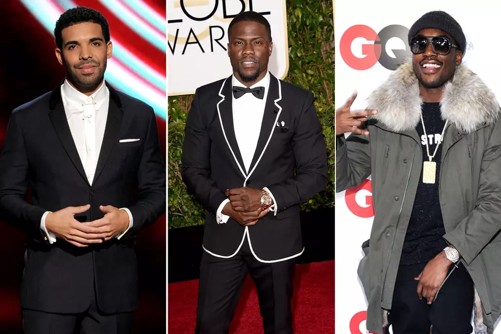 Drake and Meek Mill Clown Kevin Hart's Super Bowl Fashion, Comedian Declares Social Media War 