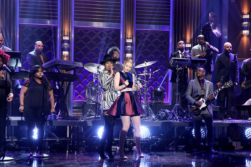 Iggy Azalea and Jennifer Hudson Perform ‘Trouble’ on ‘Jimmy Fallon’ [VIDEO]