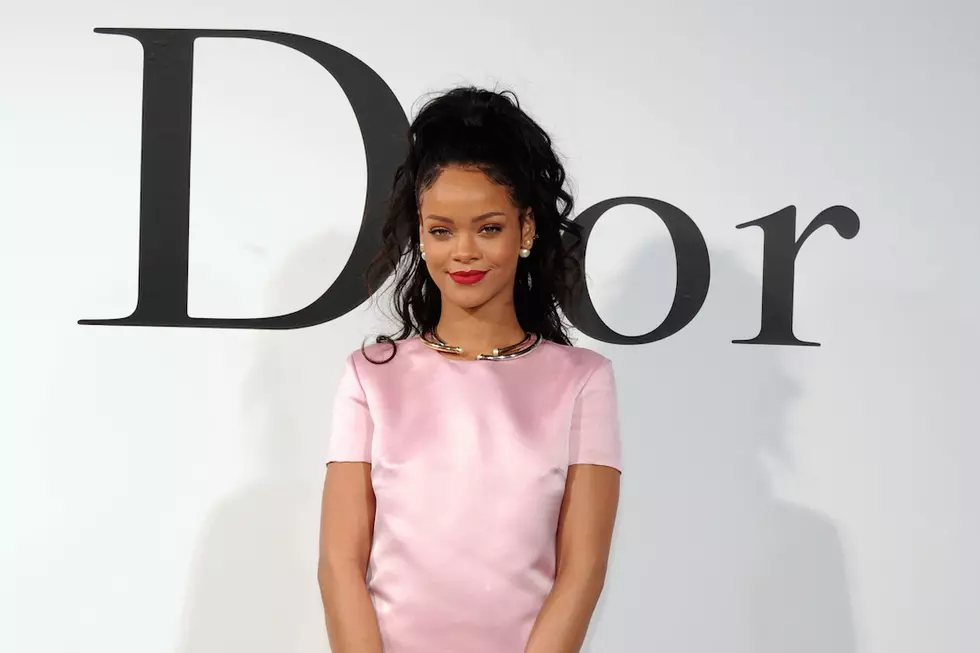 Rihanna Rocks Sheer Netted Top in New Dior Campaign [PHOTOS]