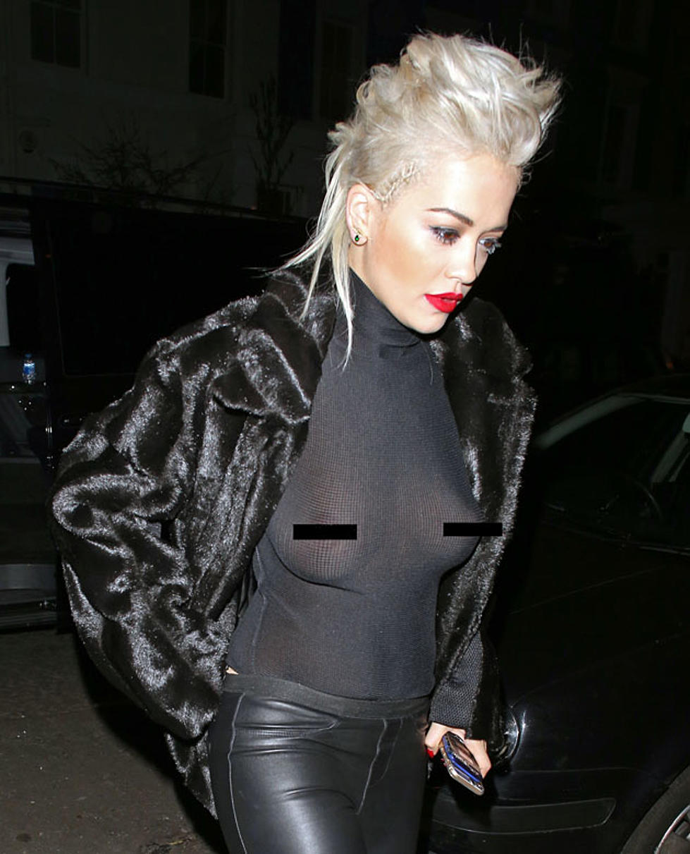 Rita Ora Goes Braless in Sheer Top While Out in London [PHOTO]