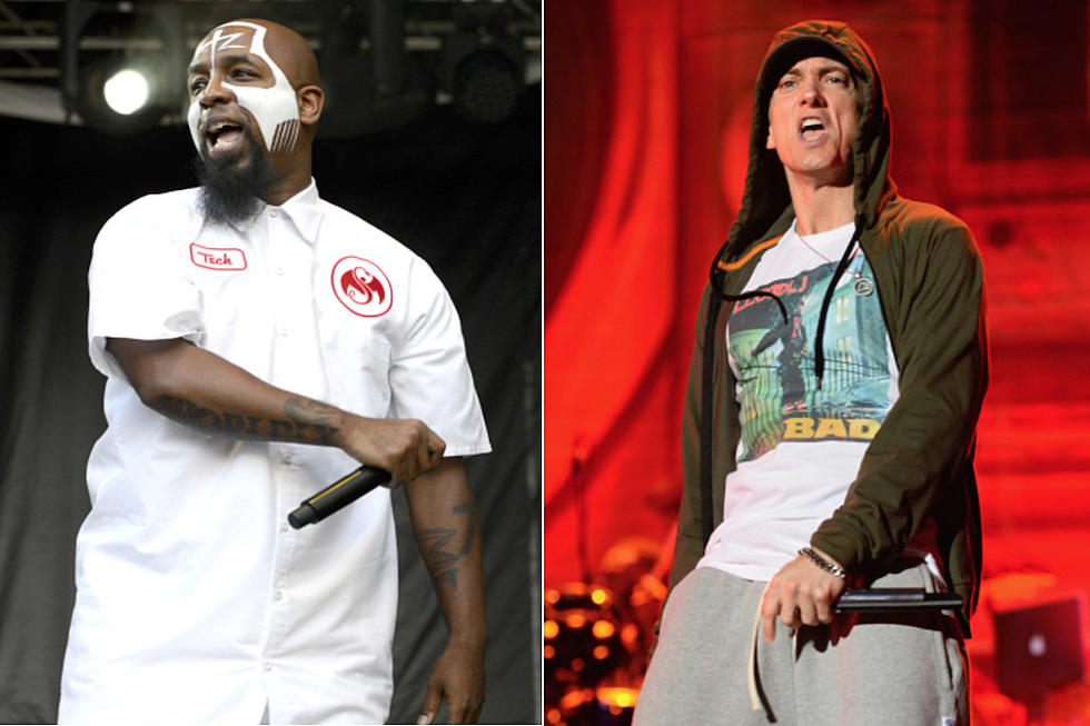 Tech N9Ne and Eminem Spit Fast on 'Speedom (WWC 2)' With Krizz Kaliko