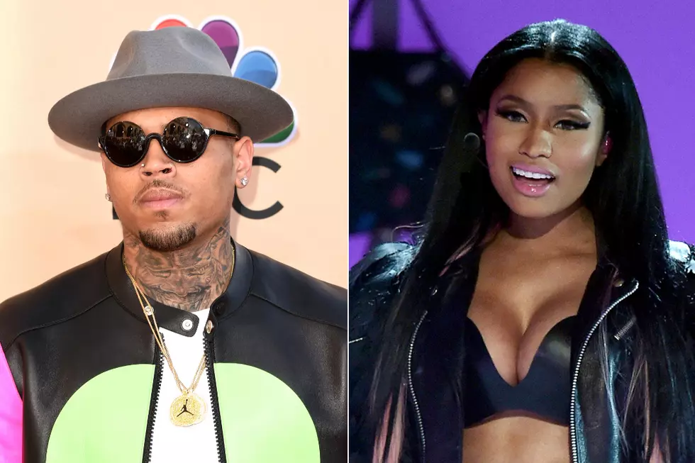 Nicki Minaj and Chris Brown Welcome Summer With Performances at iHeartRadio Pool Party [VIDEO]