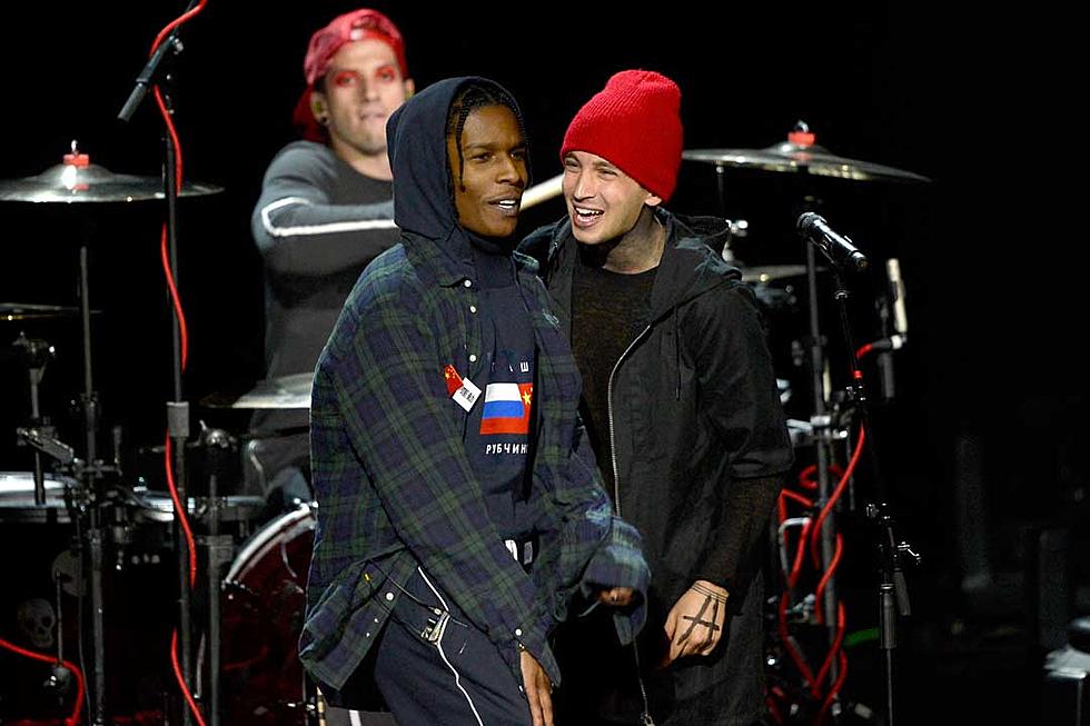 A$AP Rocky Teams Up With Twenty One Pilots to Perform 'L$D' & 'M's' at 2015 MTV Video Music Awards [VIDEO]