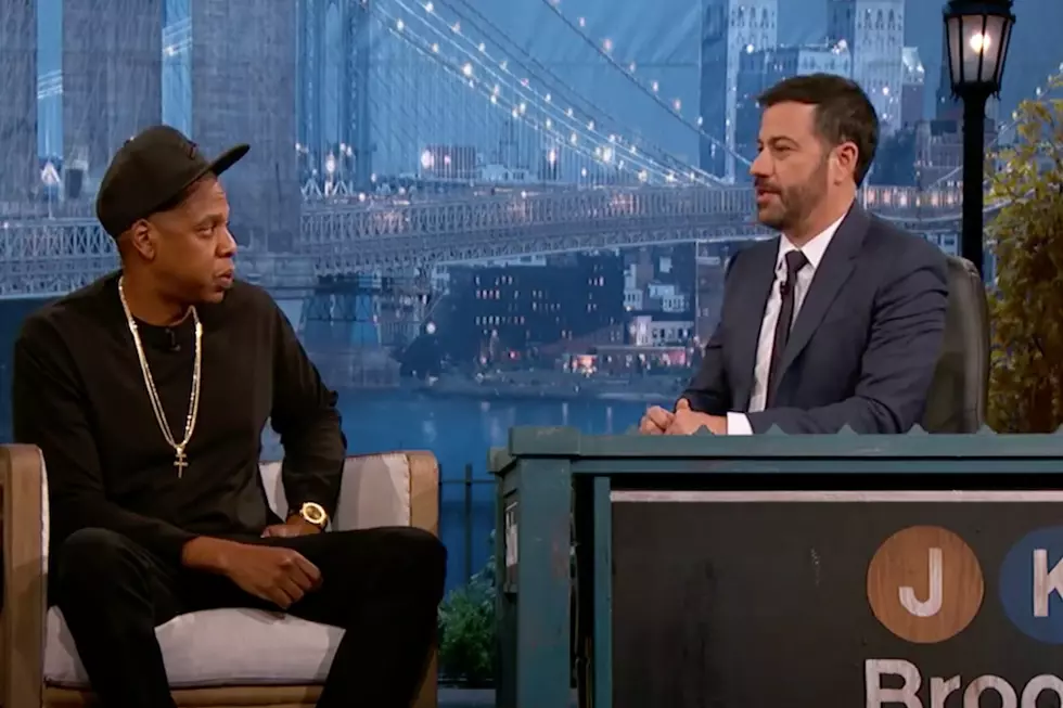 Jay Z Talks TIDAL, Performs &#8216;Empire State of Mind&#8217; on &#8216;Jimmy Kimmel&#8217; [VIDEO]