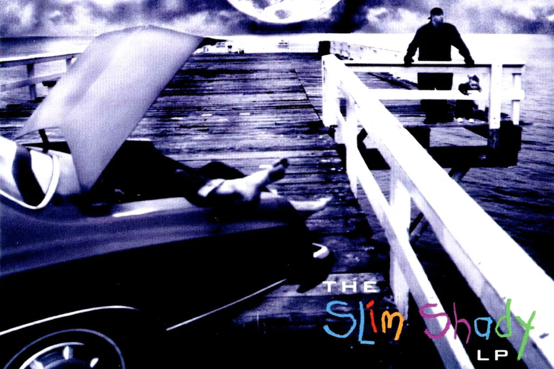 car in the slim shady lp cover