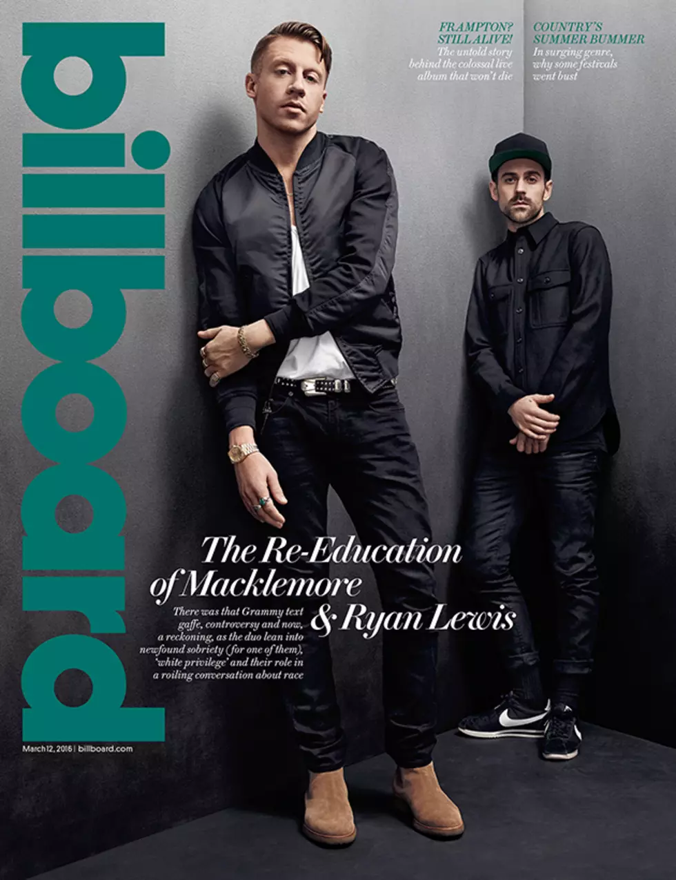 Macklemore and Ryan Lewis Cover Billboard, Talk Drug Addition and &#8216;White Privilege II&#8217;