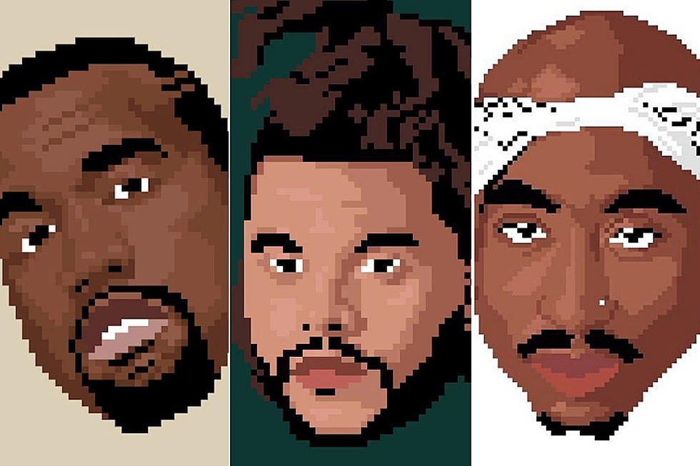 Kanye West, The Weeknd and More Artists Get Turned Into 8-Bit Art