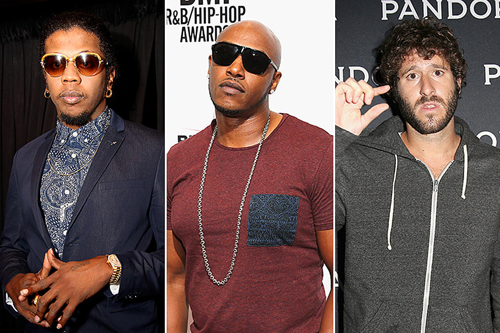 Trinidad James, Mystikal and Lil Dicky Bring BBWs for 'Just a Little Thick' Performance in Brooklyn