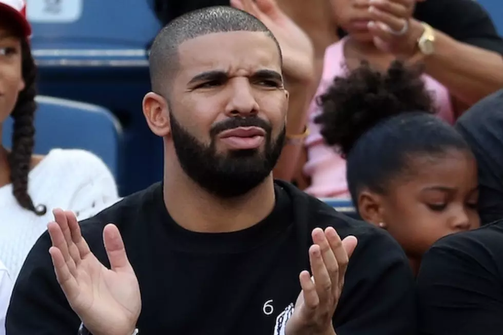 Drake Makes a Half-Court Shot While Lying Down on His Back [WATCH]