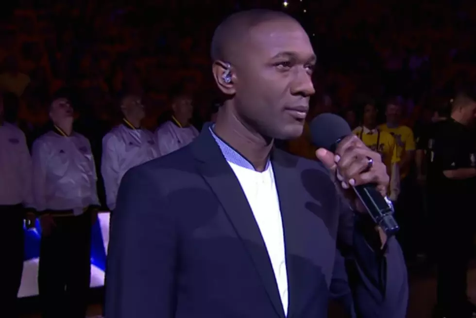 Aloe Blacc's NBA Finals Game 7 National Anthem Performance Divides Twitter 