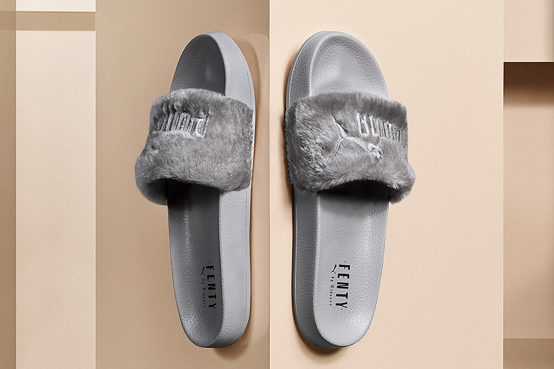 fuzzy slides fenty