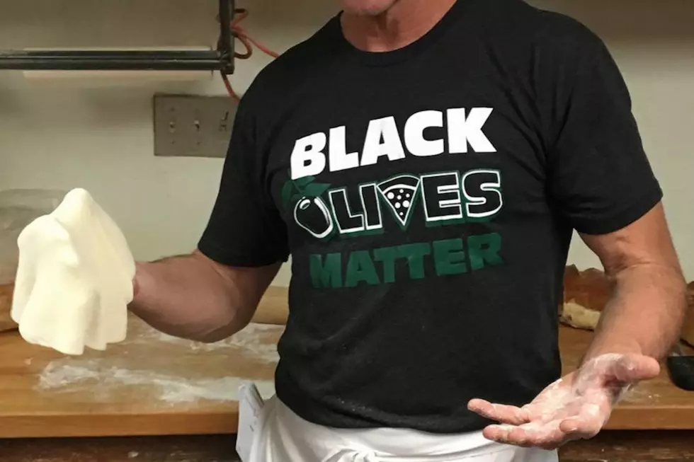Italian Restaurant Catching Flak Over 'Black Olives Matter' t-shirt