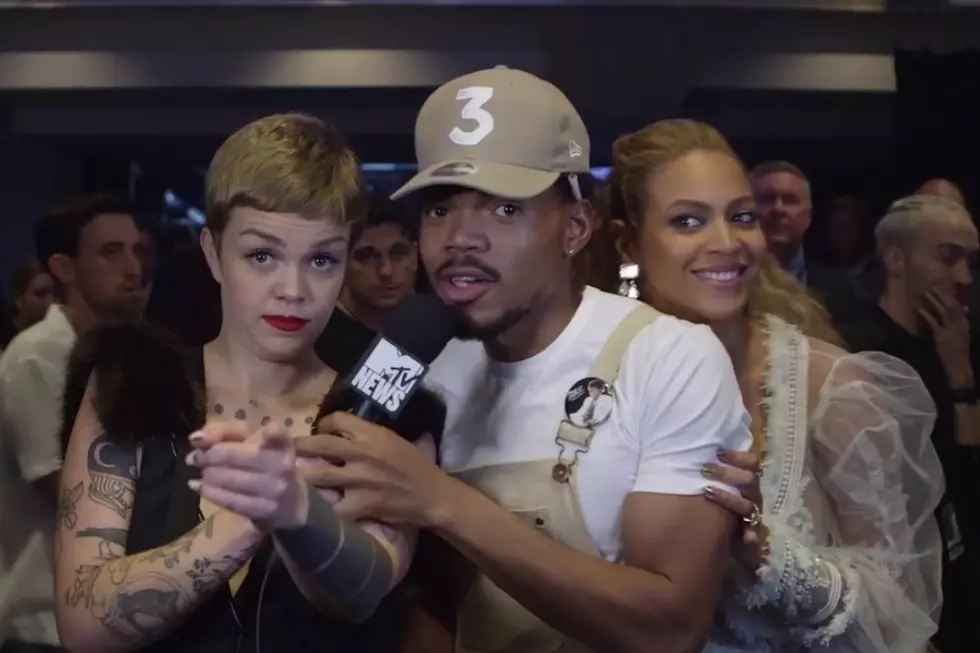 Chance the Rapper's Reaction to Beyonce Crashing His MTV Interview Is Priceless [WATCH]