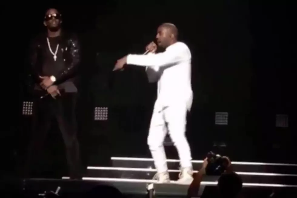 Diddy Brings Out Kanye West at Bad Boy Family Reunion Concert in New York [VIDEO]