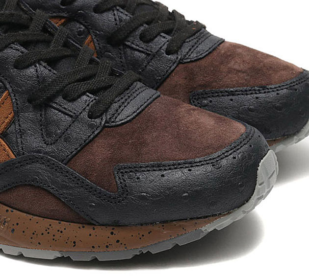 asics brown leather