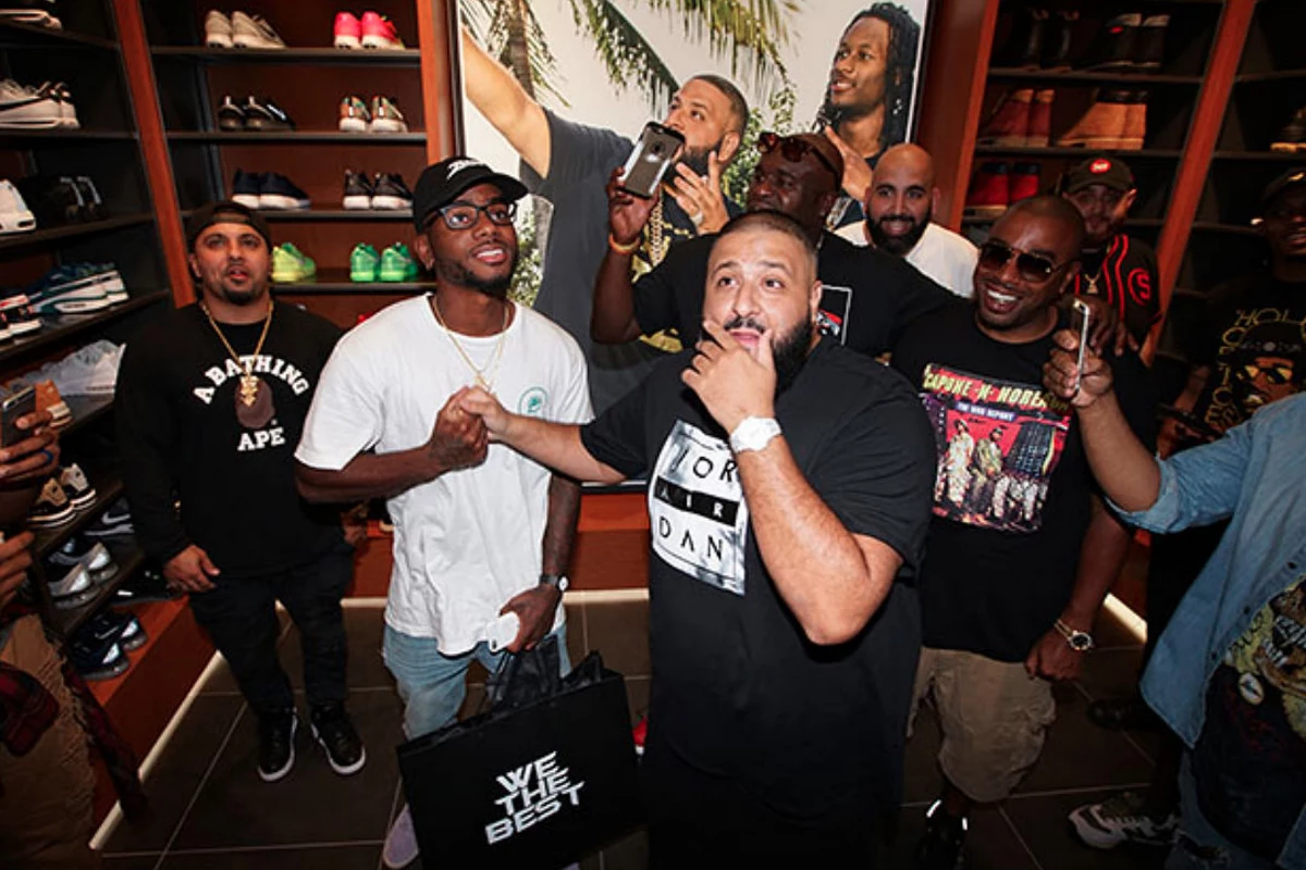 DJ Khaled Opens Champs Sports Store in Miami