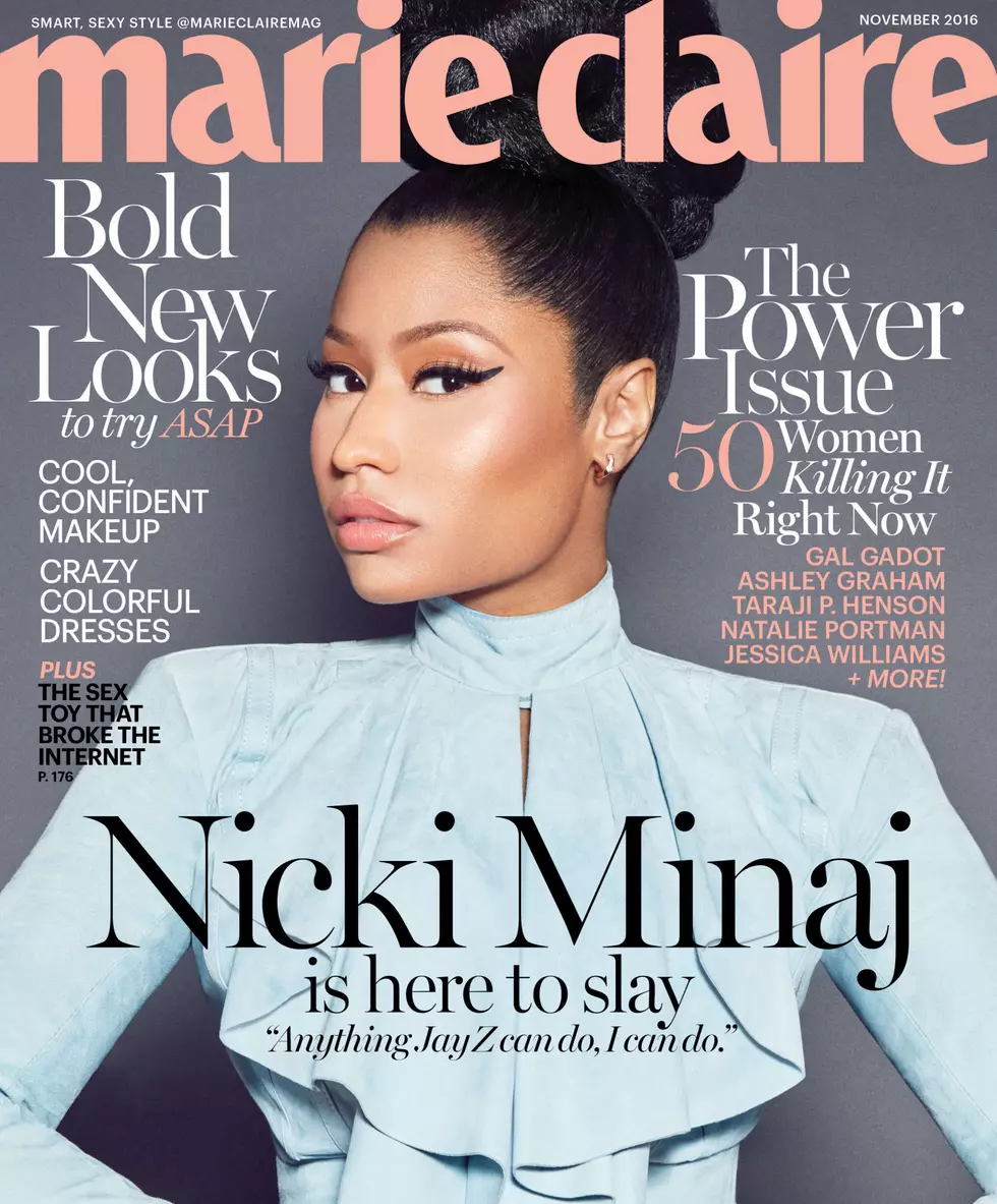 Nicki Minaj Covers Marie Claire, Says She Can Do Anything Jay Z Can Do