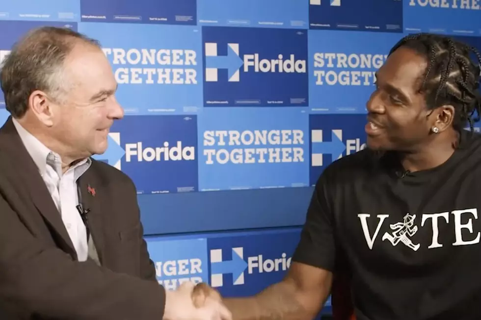 Pusha T Talks to Tim Kaine About Prison Reform, Racism in Get Out the Vote Video